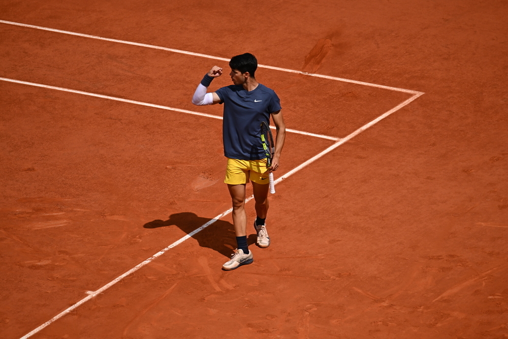 Carlos Alcaraz, men's final, Roland-Garros 2024