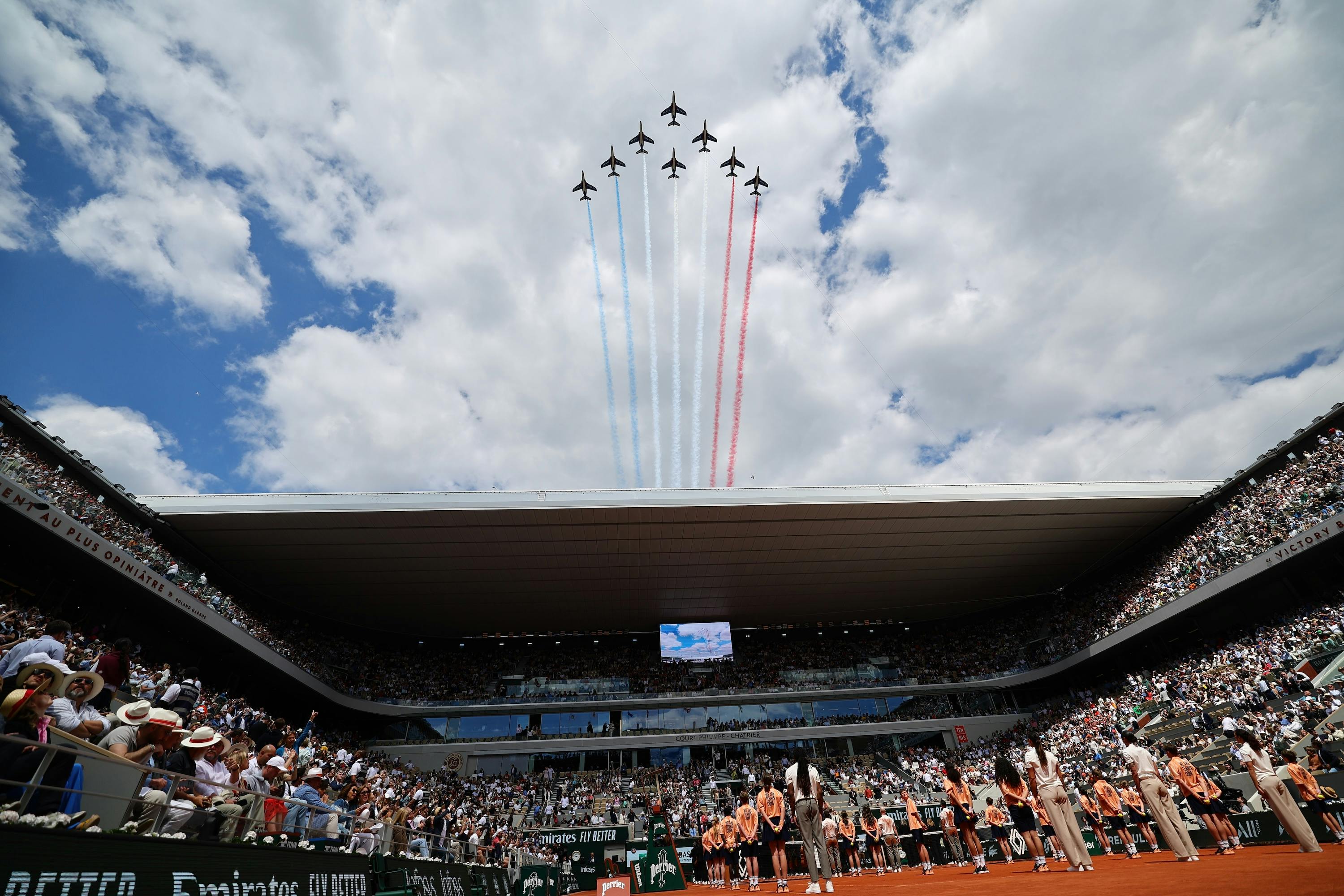 Court Philippe-Chatrier, men's final, Roland-Garros 2024