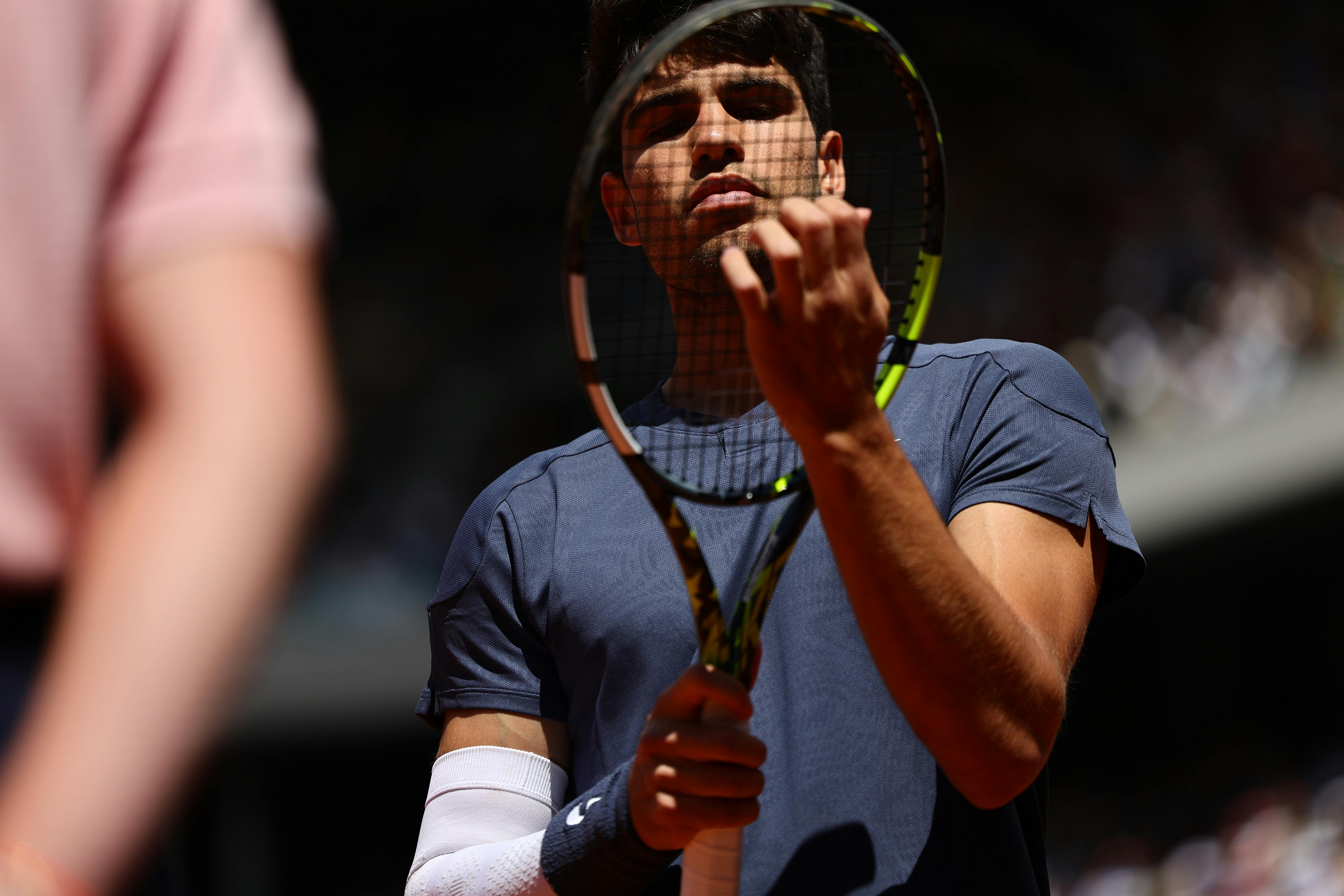 Carlos Alcaraz, men's final, Roland-Garros 2024