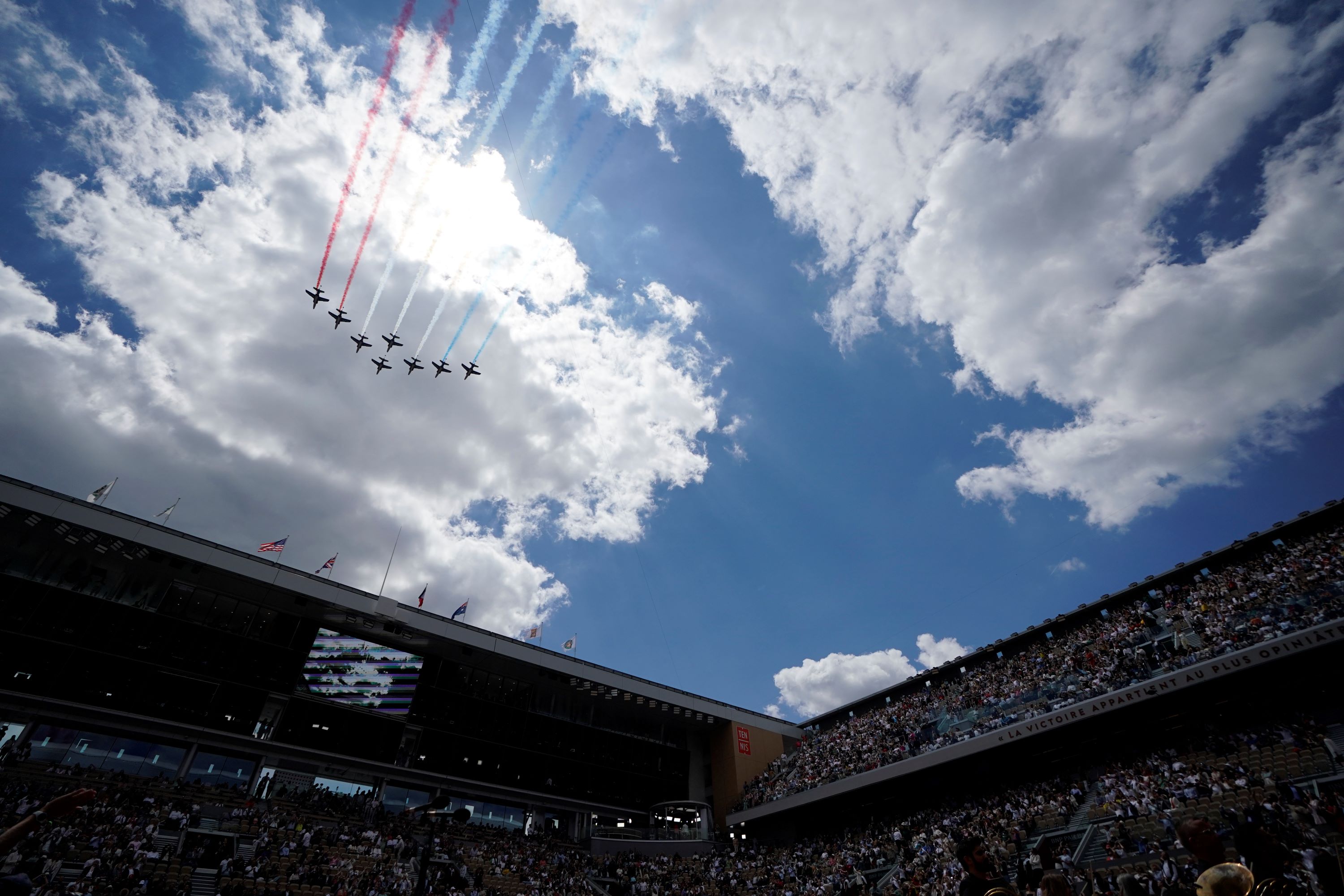 Patrouille de France, finale, Roland-Garros 2024