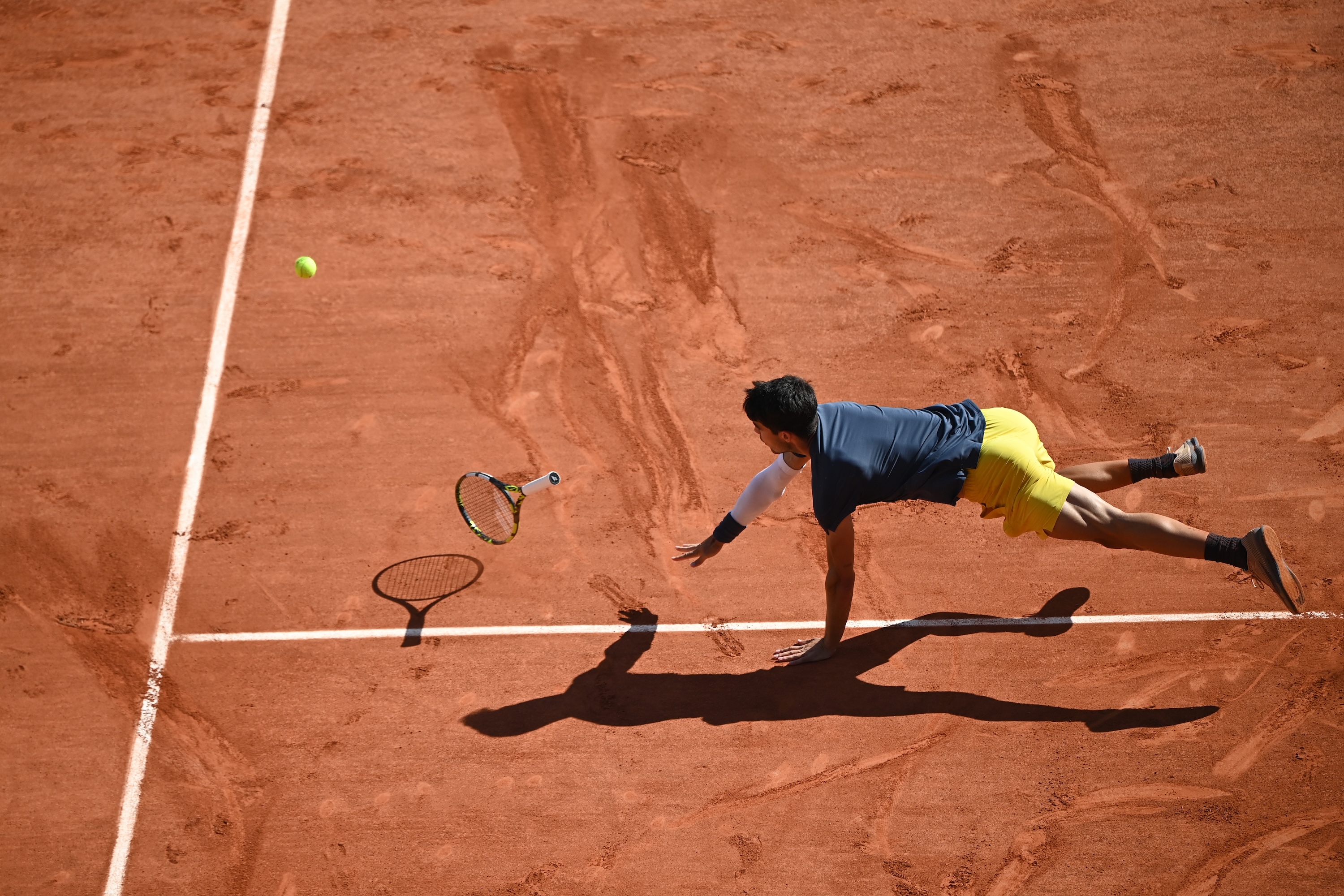 Carlos Alcaraz, men's final, Roland-Garros 2024