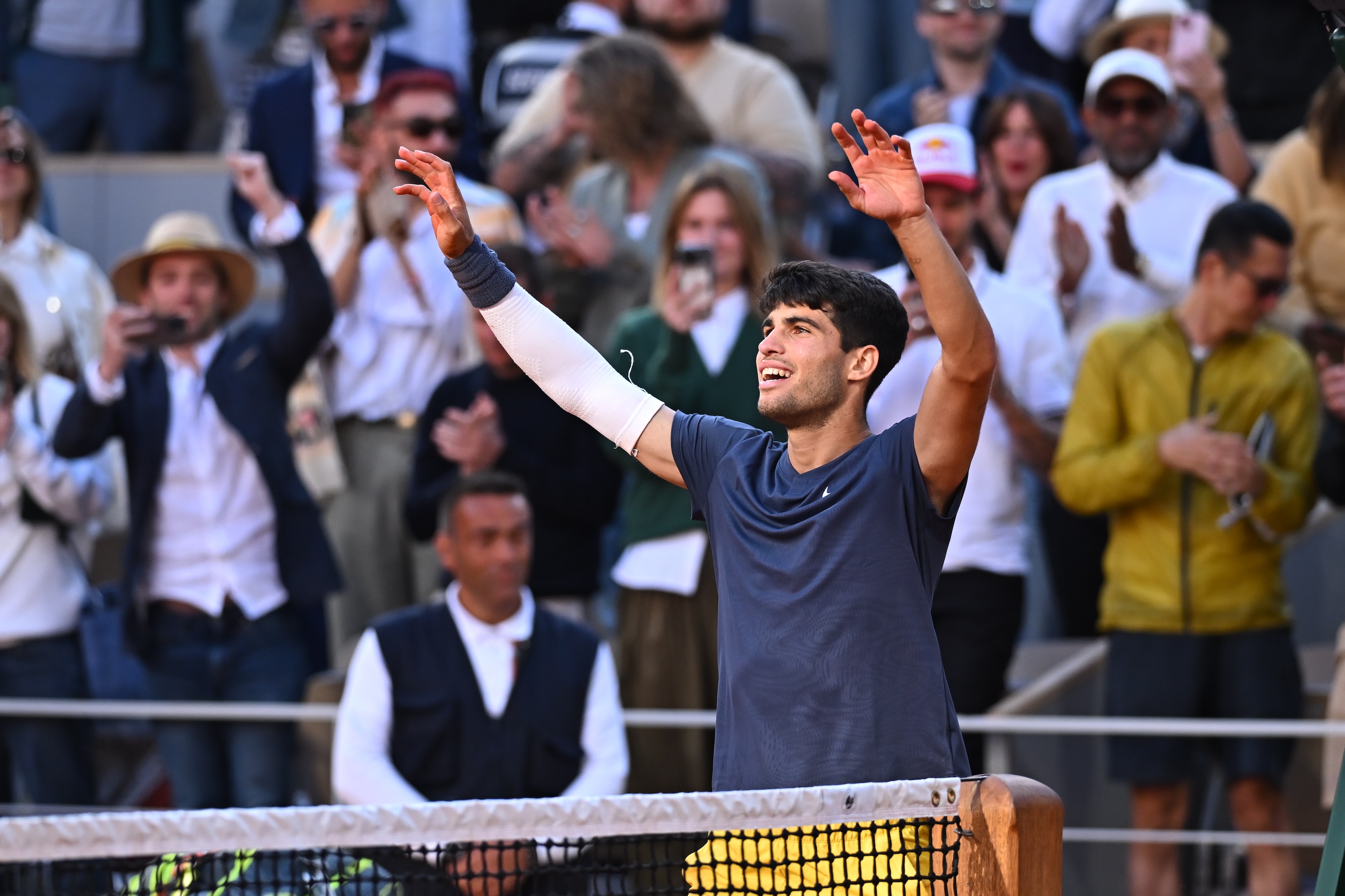 Carlos Alcaraz, men's final, Roland-Garros 2024