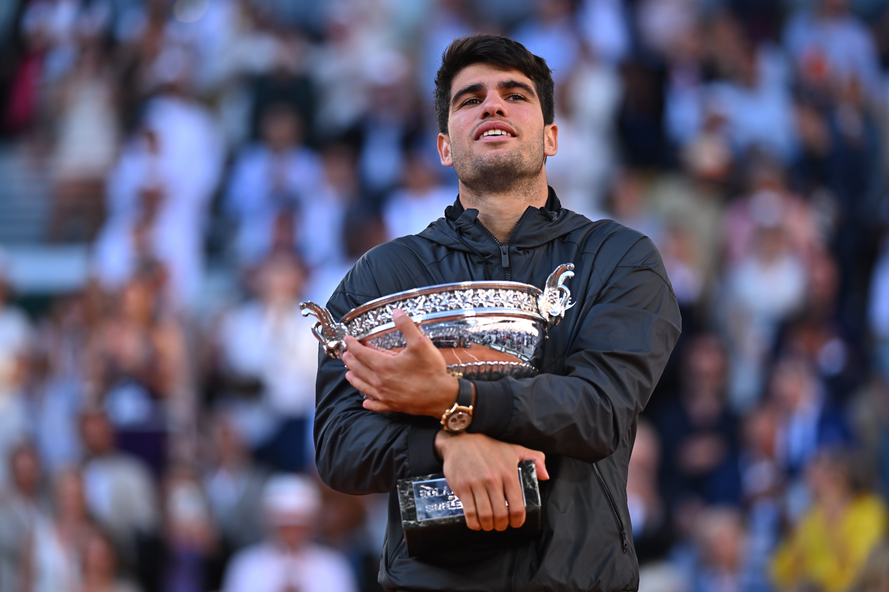 Carlos Alcaraz, men's final, Roland-Garros 2024