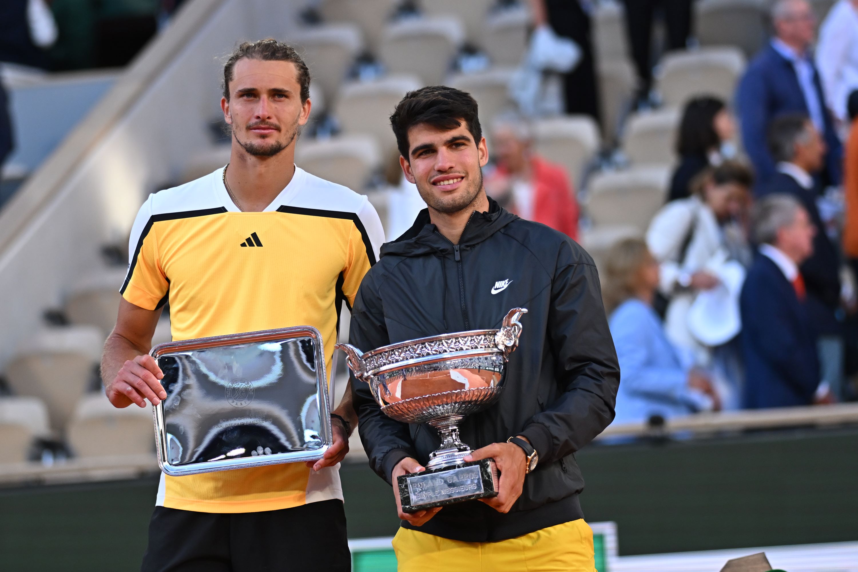 Alexander Zverev, Carlos Alcaraz, finale, Roland-Garros 2024