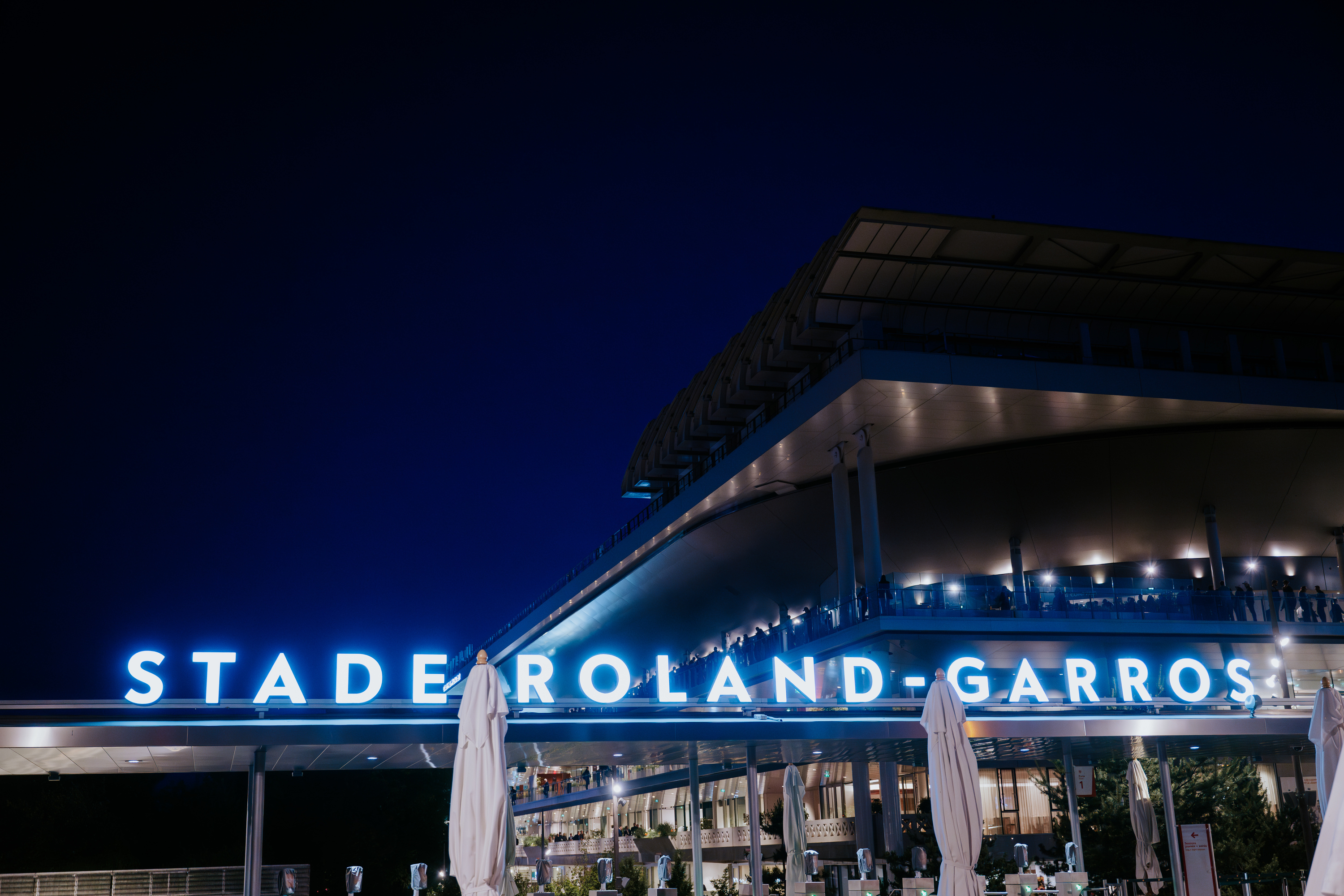 Roland-Garros 2024, stade, nuit