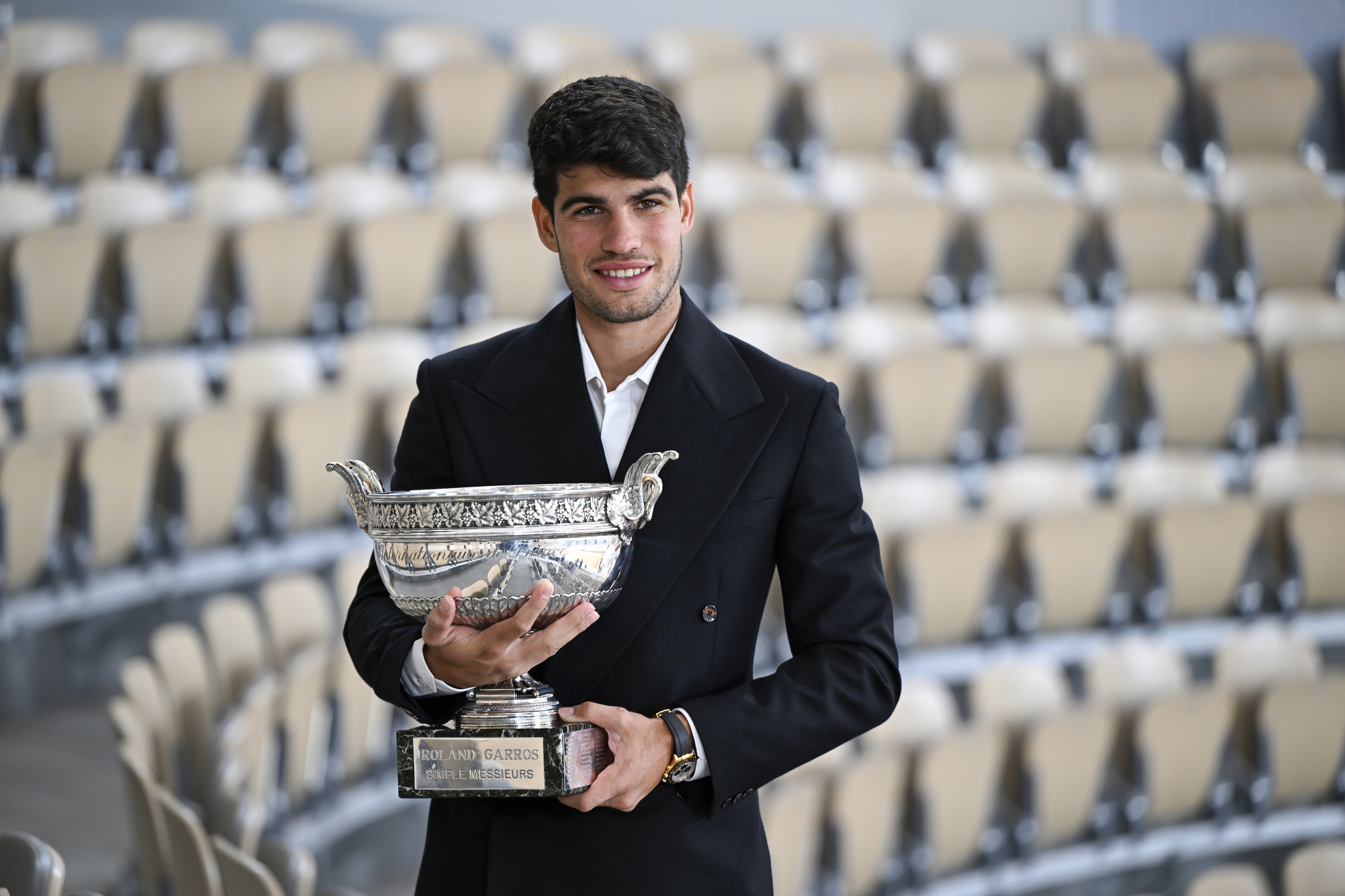 Carlos Alcaraz, Roland-Garros 2024, Simple Messieurs, Photocall