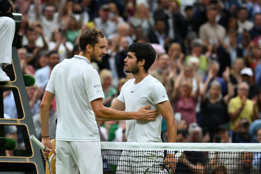 Daniil Medvedev & Carlos Alcaraz / Demi-finales Wimbledon 2023