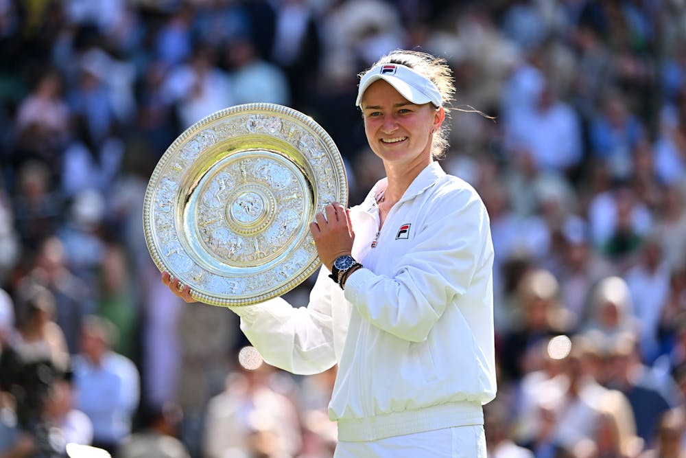 Barbora Krejcikova / Victoire finale Wimbledon 2024