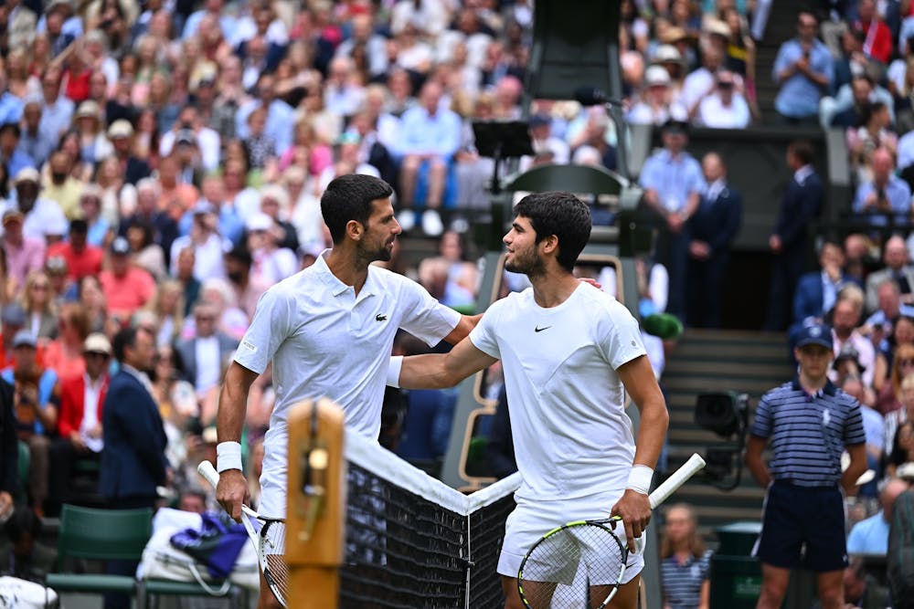 Novak Djokovic & Carlos Alcaraz / Finale Wimbledon 2023