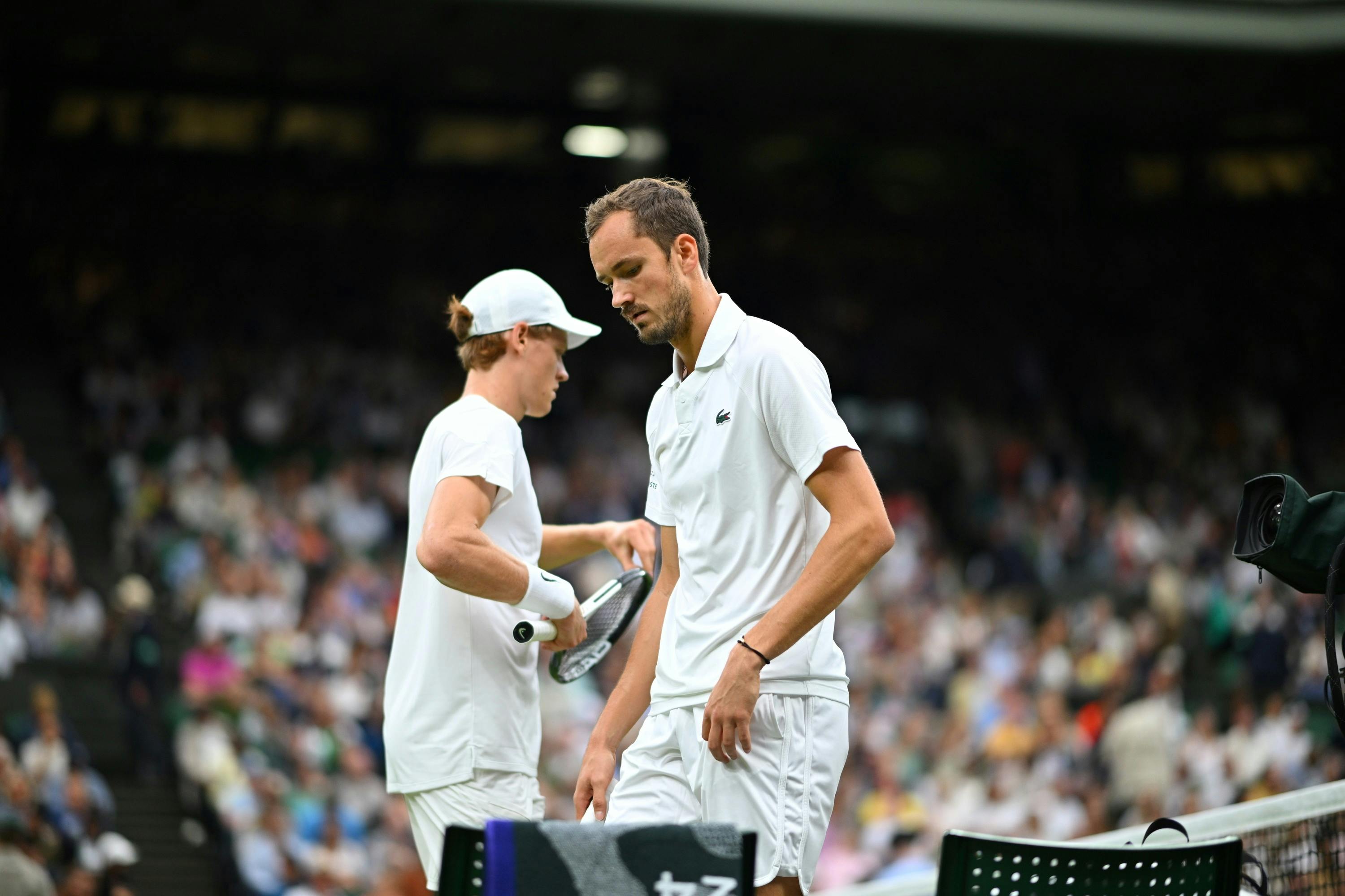 Jannik Sinner & Daniil Medvedev / Wimbledon 2024