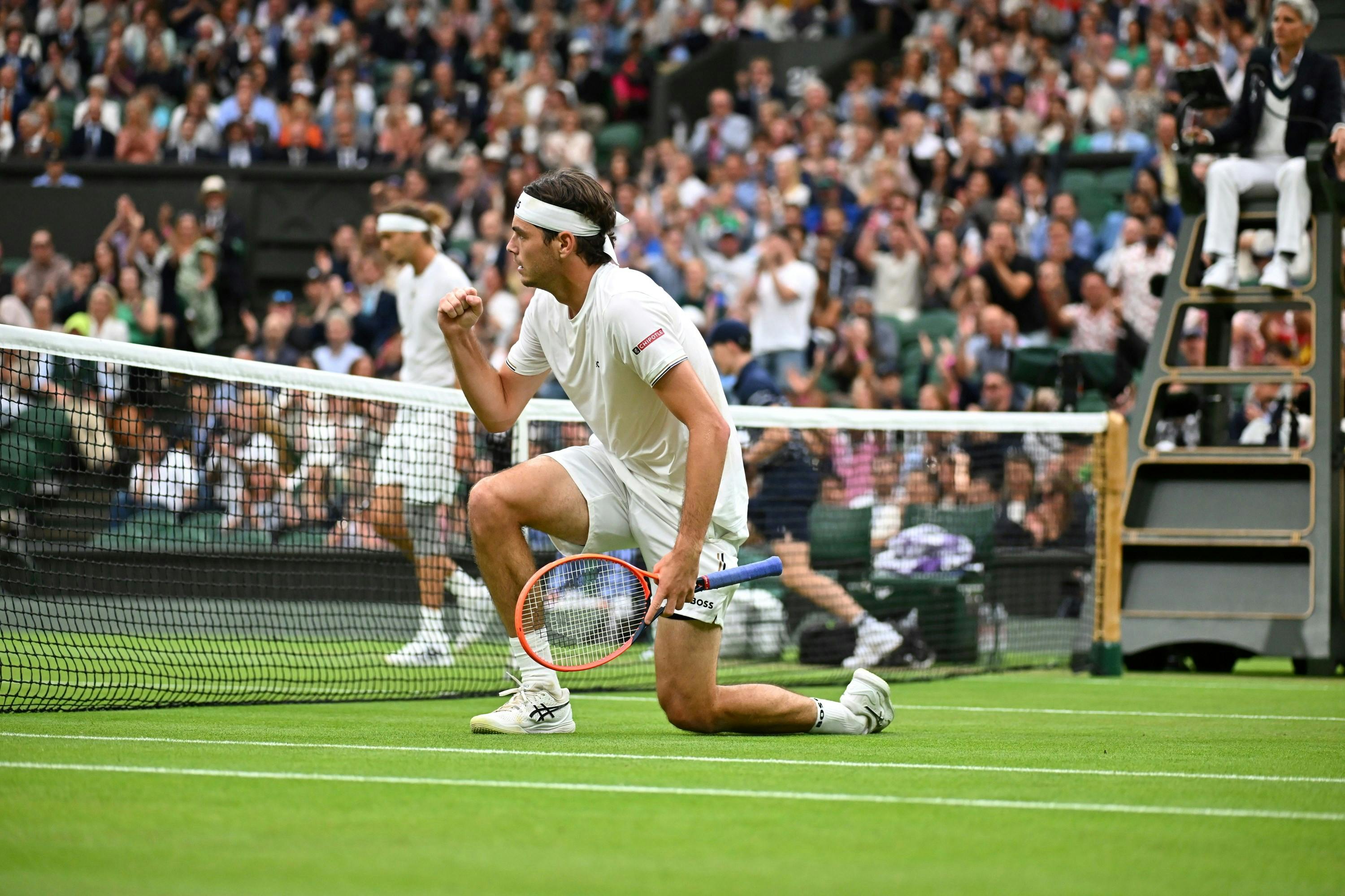 Alexander Zverev & Taylor Fritz / Wimbledon 2024