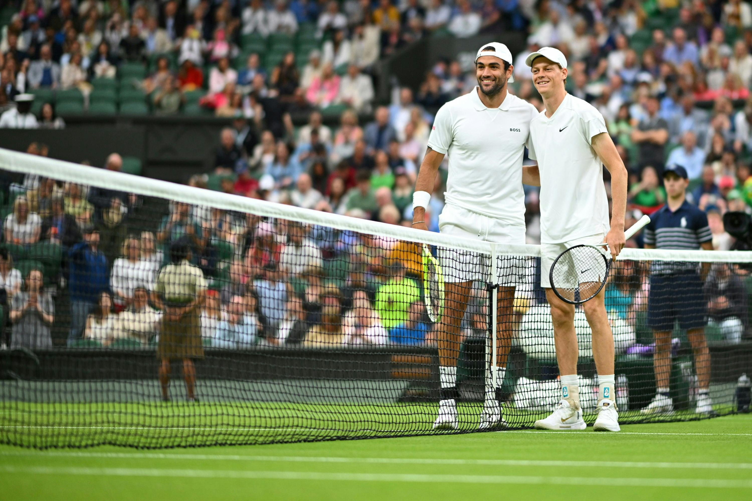 Matteo Berrettini & Jannik Sinner / Wimbledon 2024