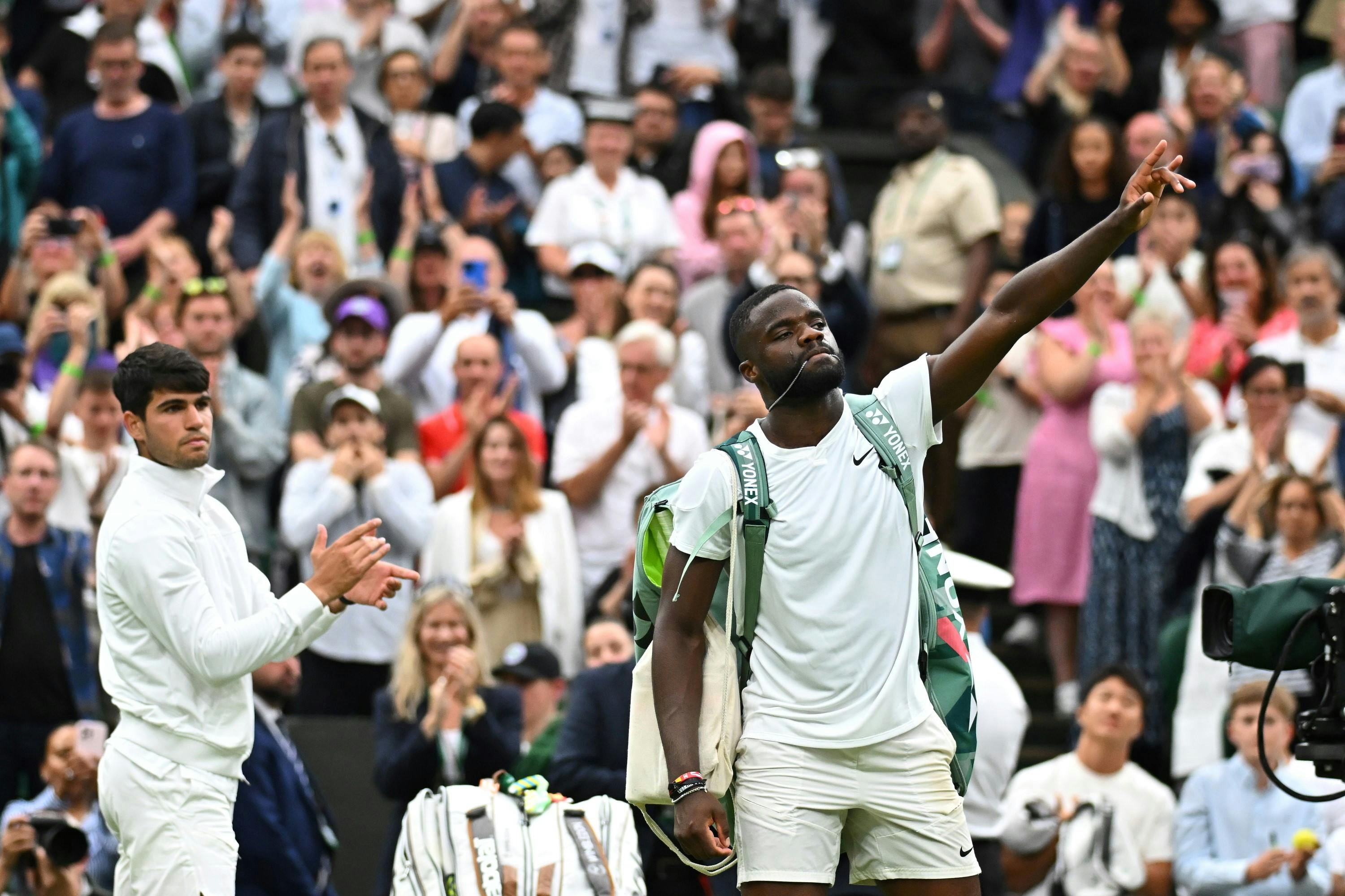 Carlos Alcaraz & Frances Tiafoe / Wimbledon 2024