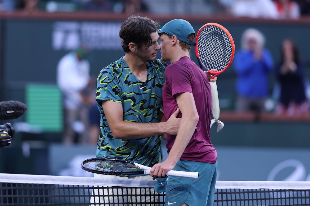 Taylor Fritz, Jannik Sinner, Indian Wells 2023, Simple Messieurs, 1/4 de Finale