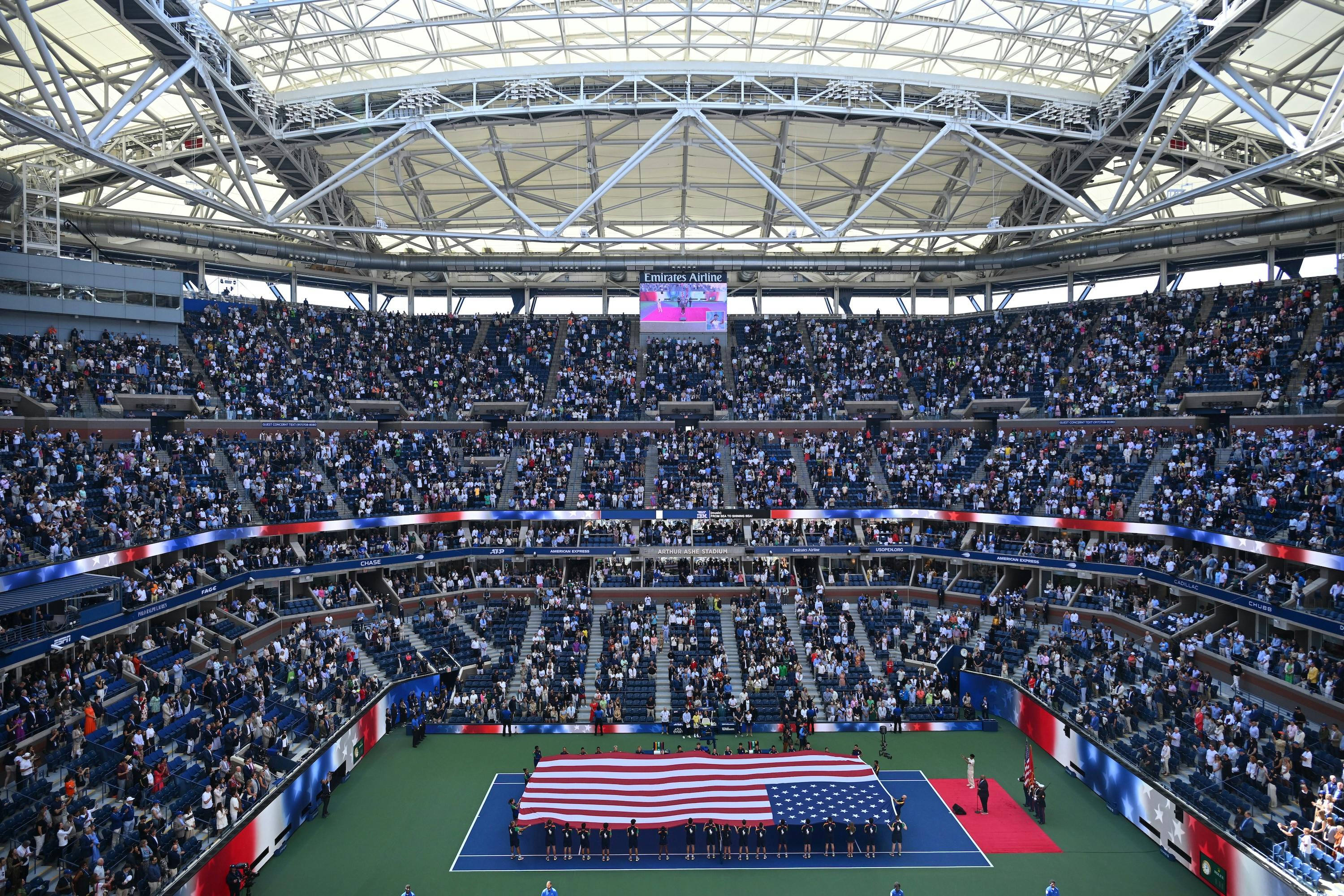 Court Arthur Ashe / finale hommes, US Open 2024