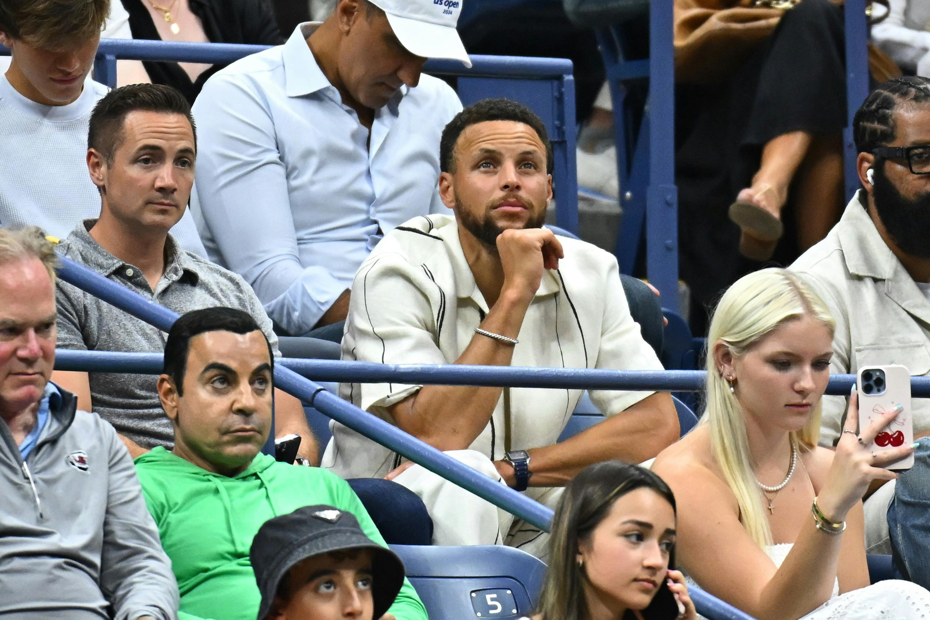 Stephen Curry / finale dames, US Open 2024