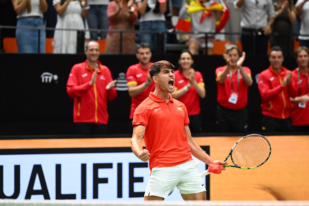 Carlos Alcaraz / Davis Cup, France-Spain, 2024