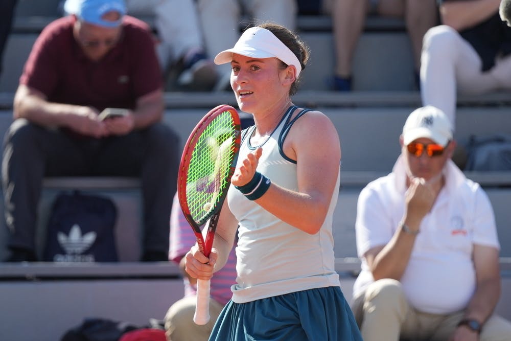 Tamara Zidansek, 3e tour, qualifications, Roland-Garros 2023