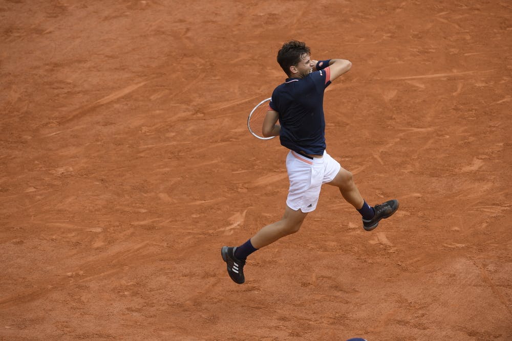 Dominic Thiem, Roland Garros 2018, Simple Messieurs, 1/2 Finale