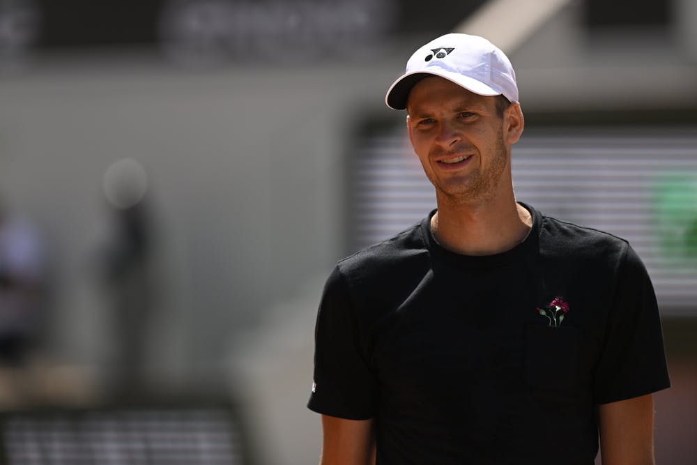 Hubert Hurkacz, Roland-Garros 2023, practice