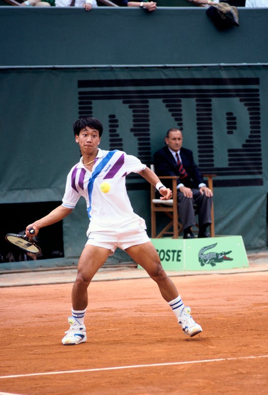 Michael Chang at Roland-Garros 1990