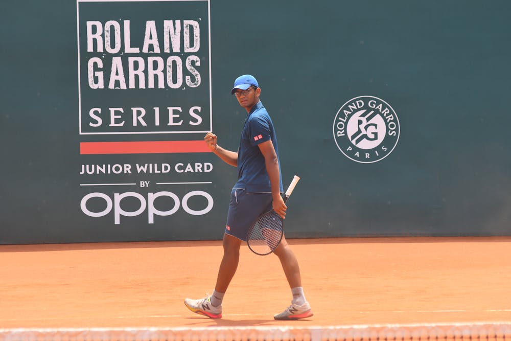 Madhwin Kamath in Dehli for the Roland-Garros Junior Wild Card Series