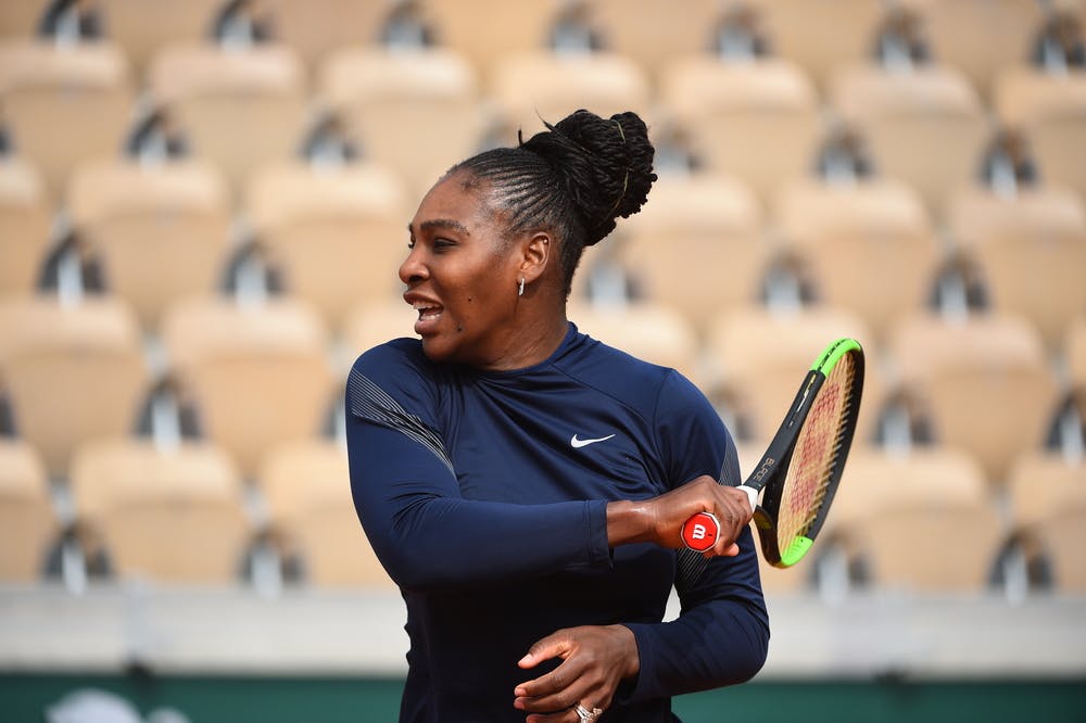 Roland-Garros 2018, Serena Williams, entraînement, training