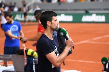 Novak Djokovic, Roland Garros 2022 practice May 20