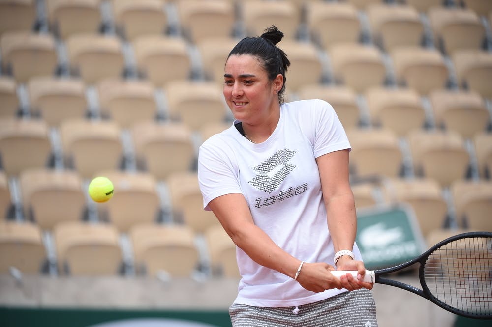 Ons Jabeur, Roland Garros 2021, practice