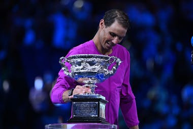 Rafael Nadal / Trophée finale Open d'Australie 2022