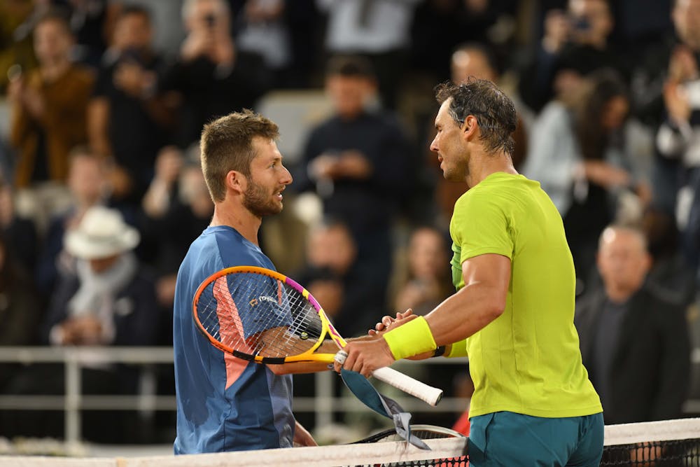 Corentin Moutet & Rafael Nadal / Deuxième tour Roland-Garros 2022