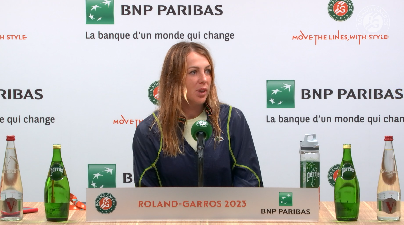 Anastasia Pavlyuchenkova, press, fourth round, Roland-Garros 2023
