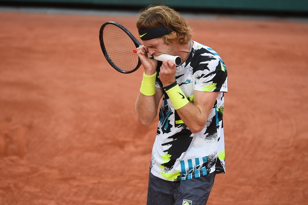 Andrey Rublev, Roland-Garros 2020, 1er tour