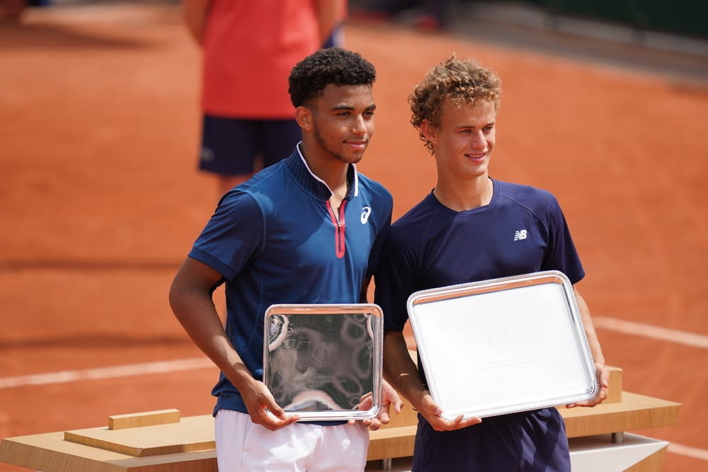 Arthur Fils, Luca van Assche, Roland-Garros 2021, boys' singles final