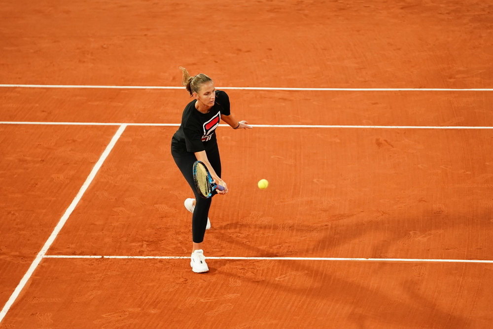 Karolina Pliskova, Roland-Garros 2020, entraînement, jeudi 24 septembre