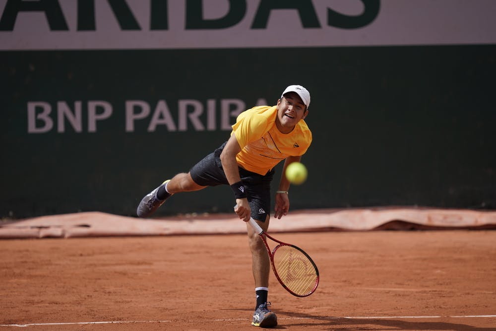 Gonzalo Bueno, Roland-Garros 2022, Simple Garcons, 1er Tour