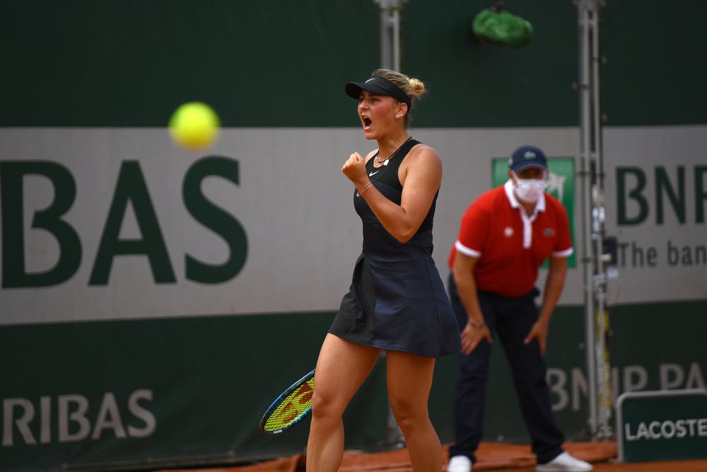 Marta Kostyuk, Roland Garros 2021 second roud