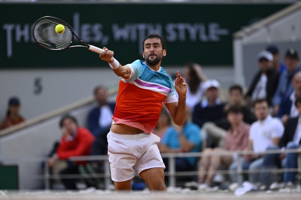 Marin Cilic, demi-finales, Roland-Garros 2022