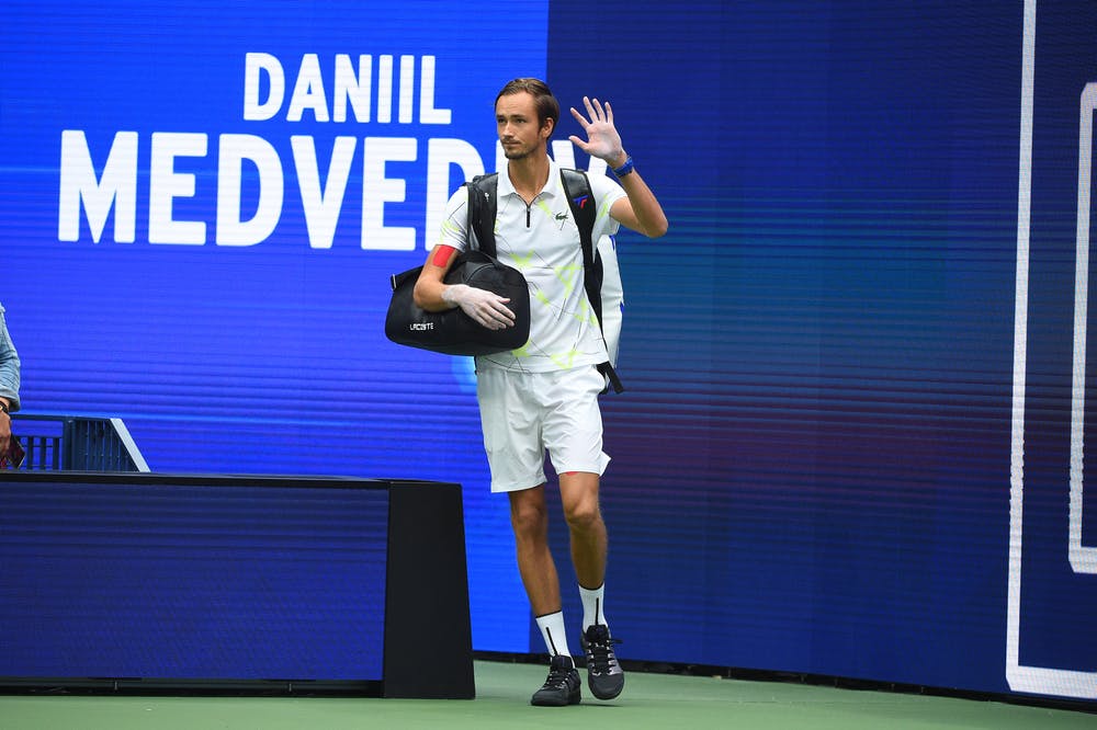 Daniil Medvedev entering the Arthur Ashe Stadium ahead of the 2019 US Open final