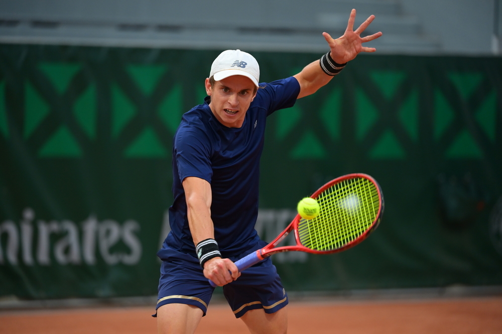 Evan Furness durant les qualifications Roland-Garros