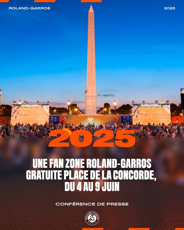 Visuel Concorde / Roland-Garros 2025