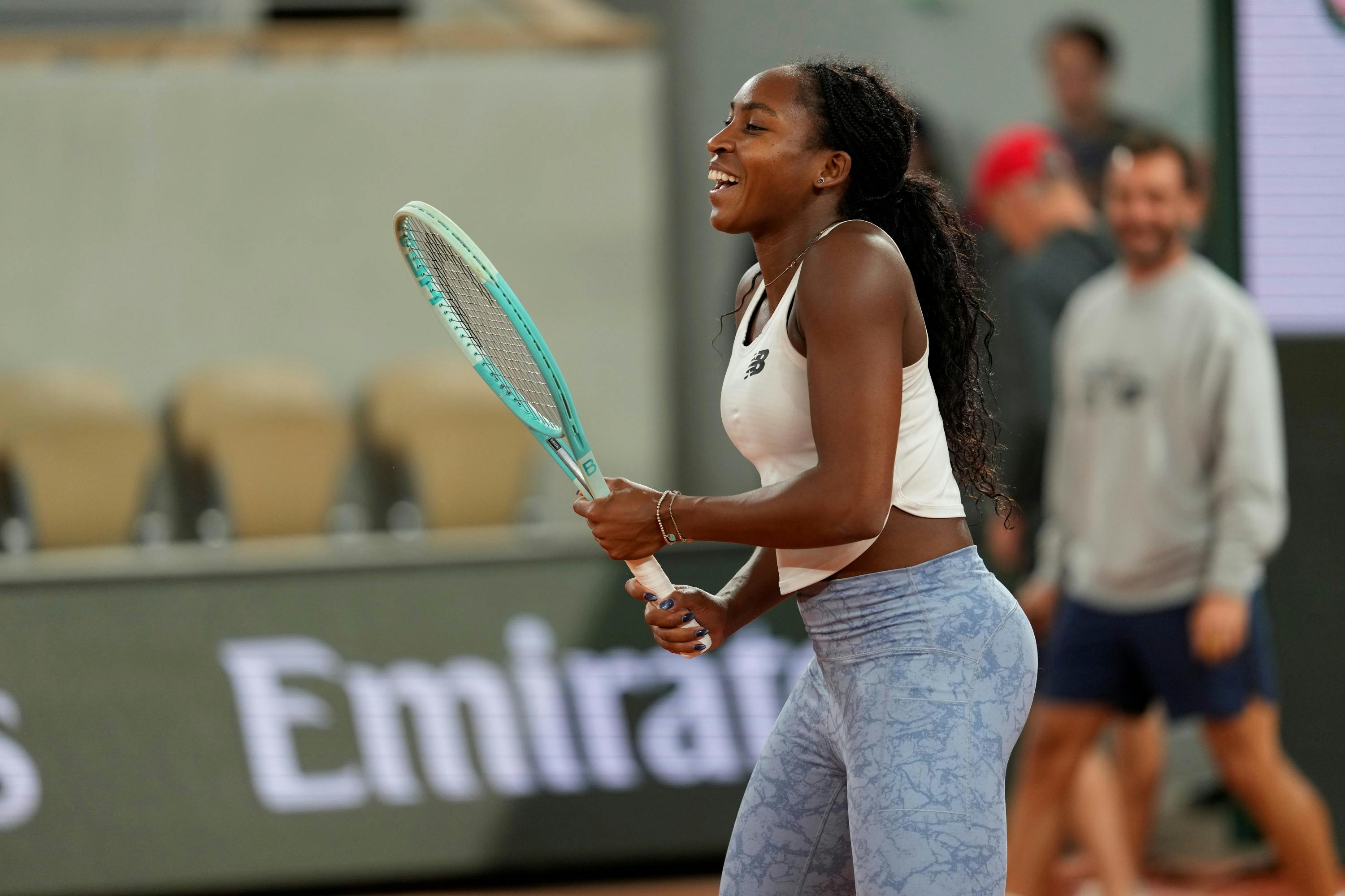 Coco Gauff / Practice Roland-Garros 2025