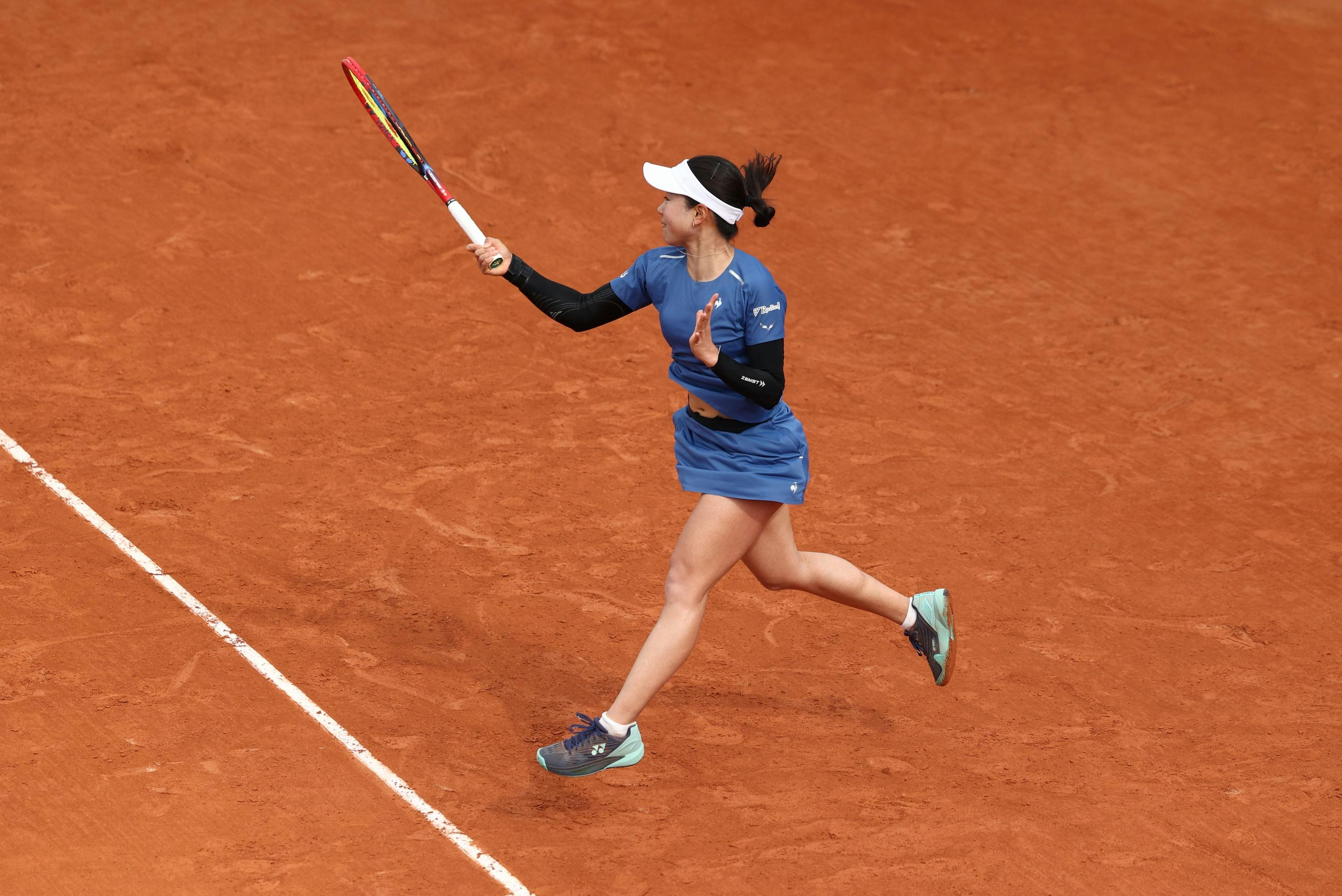 Nao Hibino, Roland-Garros 2025 second round qualifying