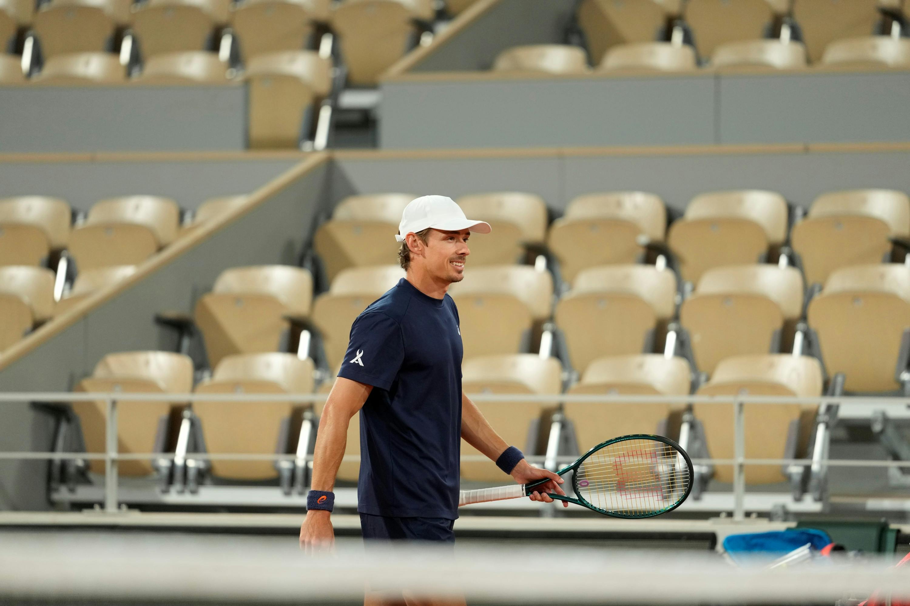 Alex De Minaur / Practice Roland-Garros 2025
