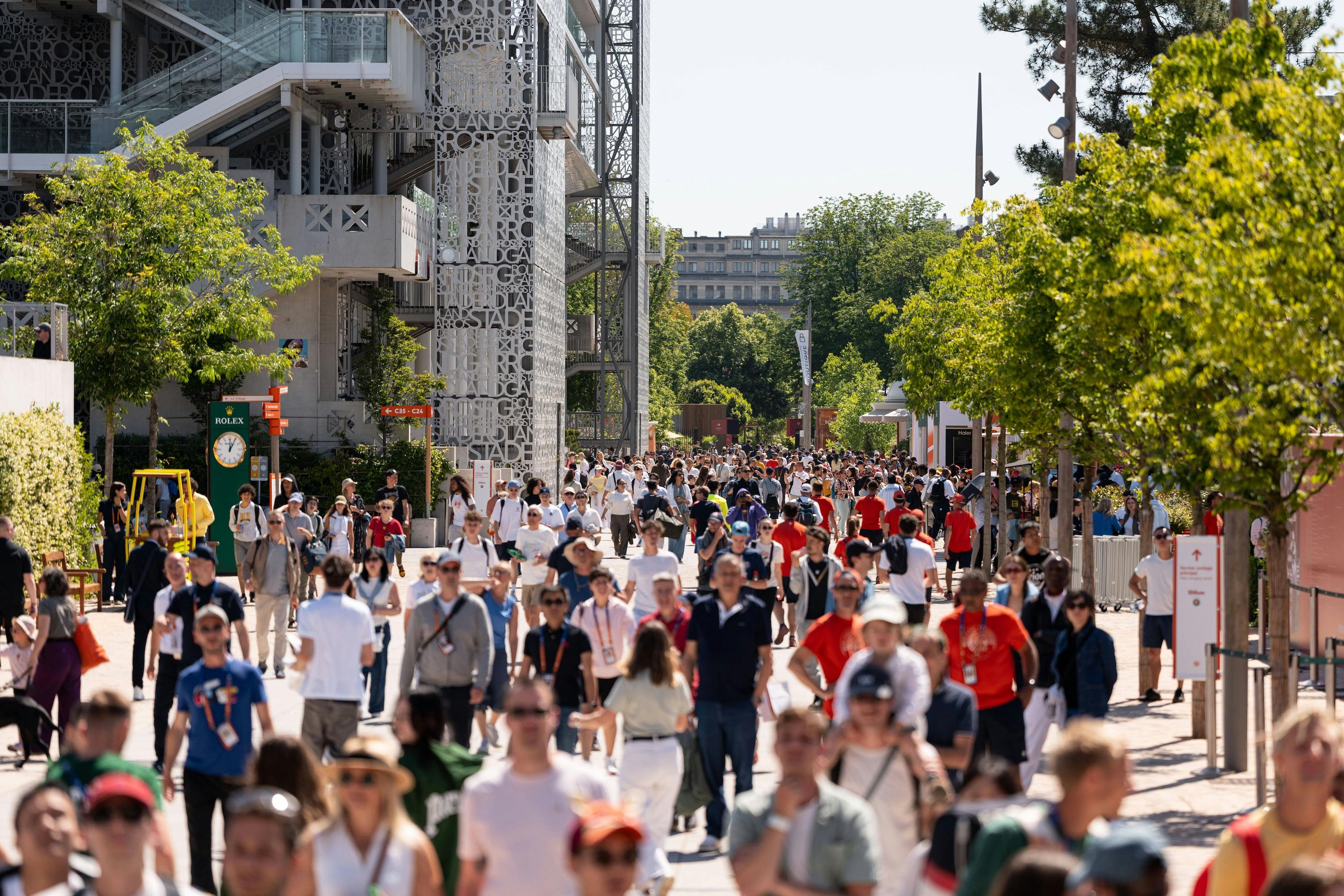 Spectateurs, Roland-Garros 2025