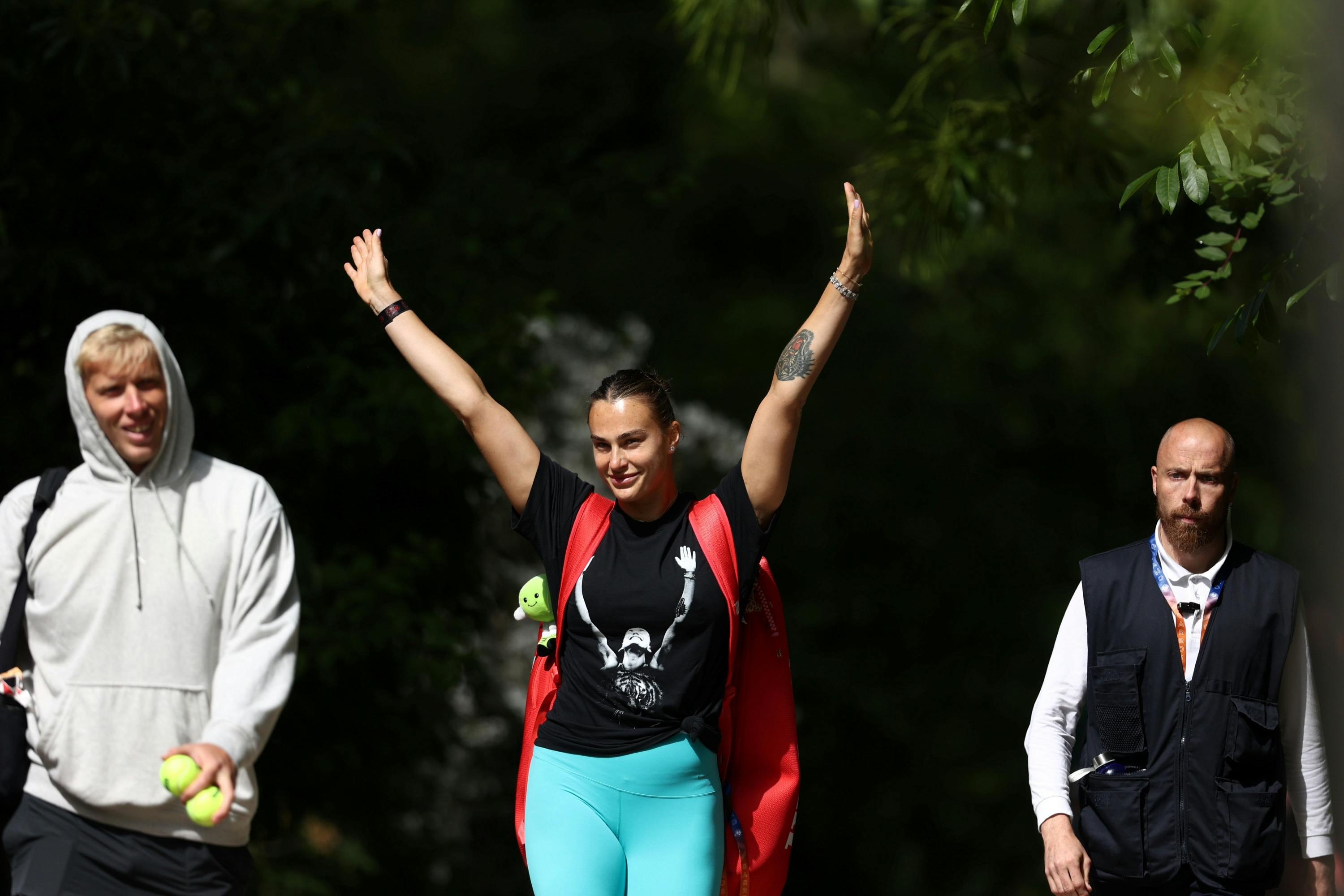 Aryna Sabalenka / Practice Roland-Garros 2025