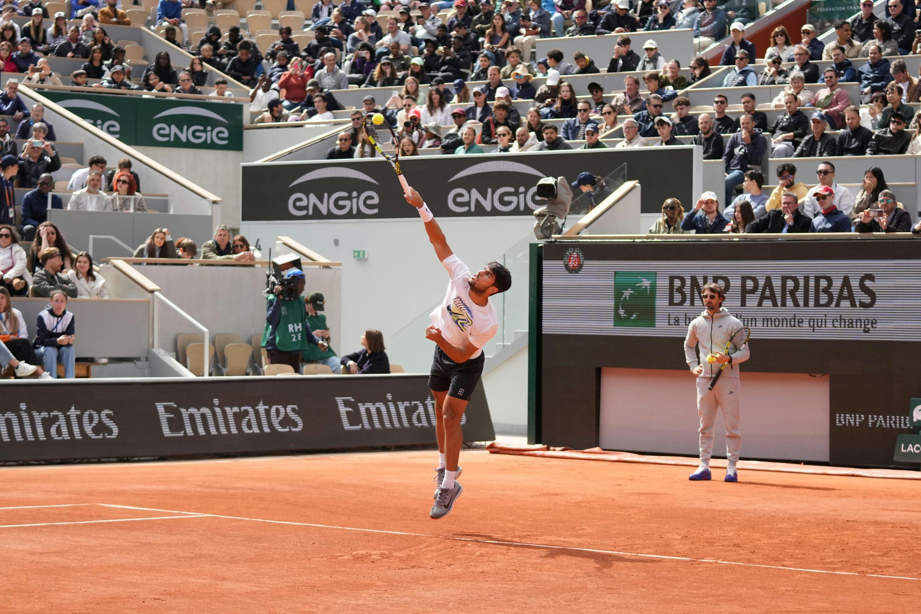 Carlos Alcaraz / Practice Roland-Garros 2025
