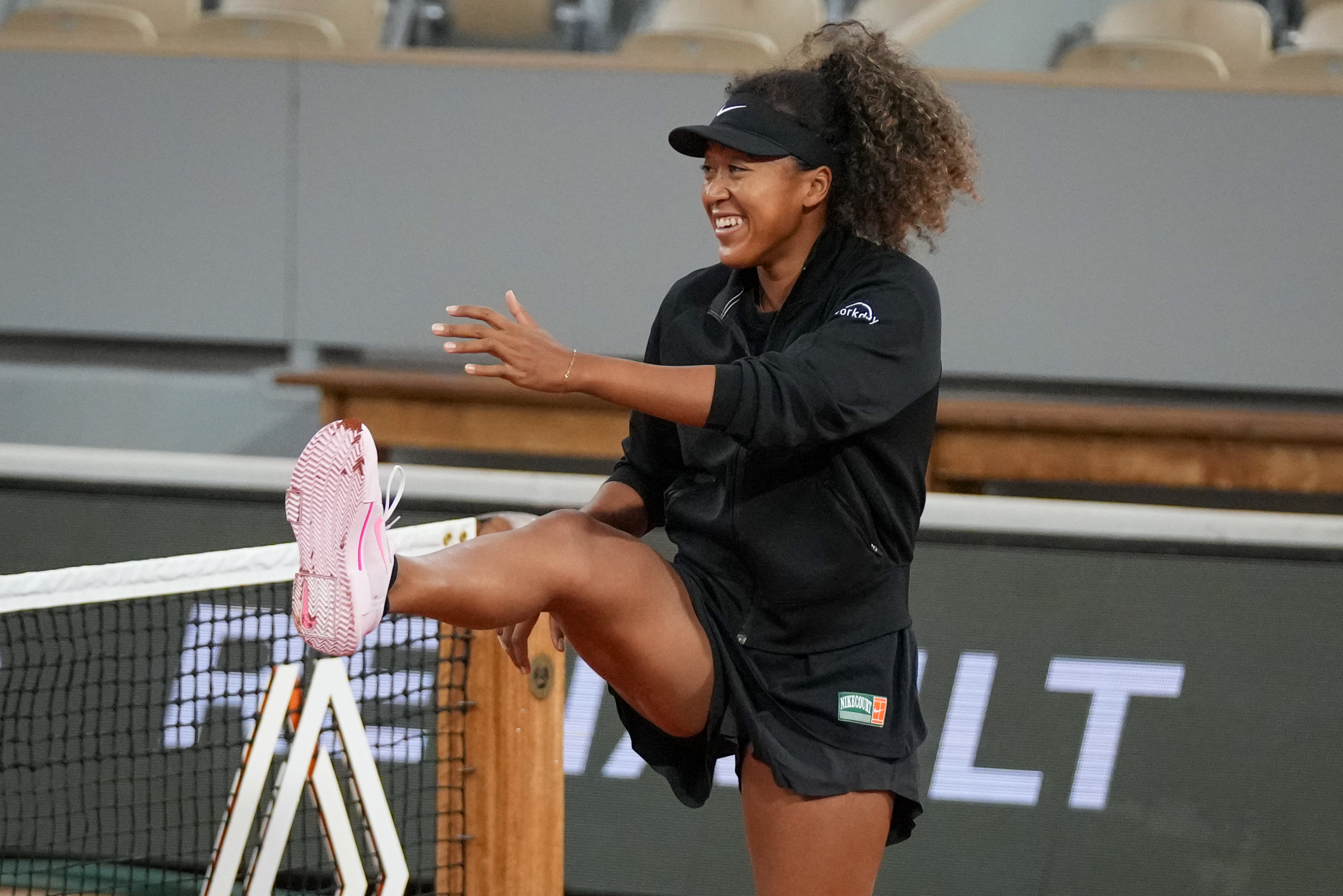 Naomi Osaka RG 2025 - practice