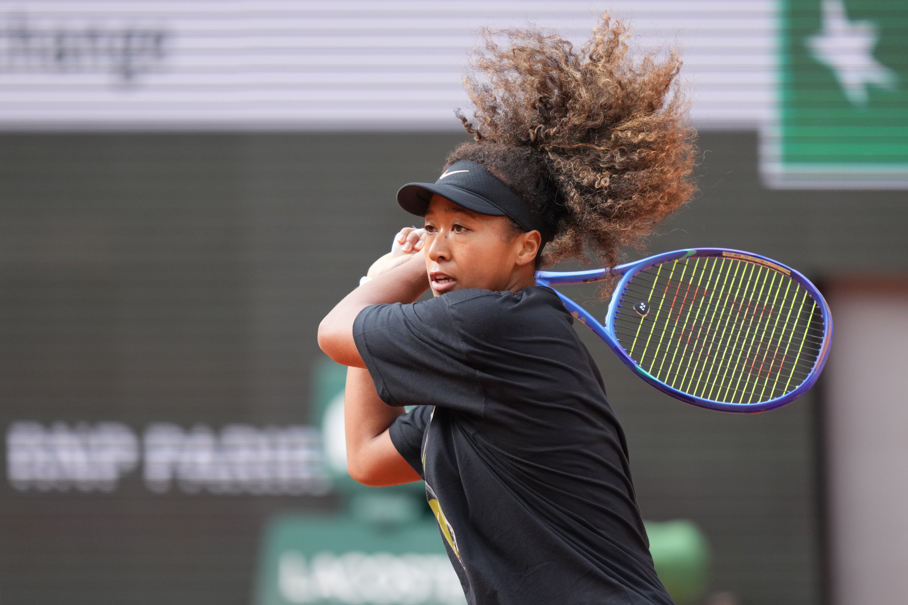 Naomi Osaka RG 2025 - practice