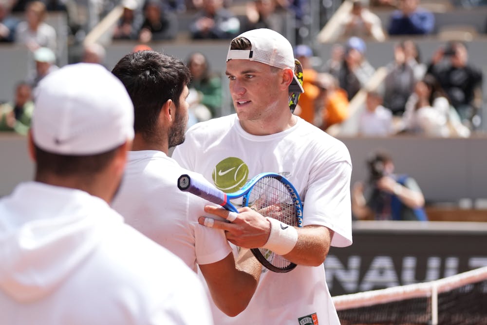 Carlos Alcaraz & Jack Draper / Entraînement Roland-Garros 2025